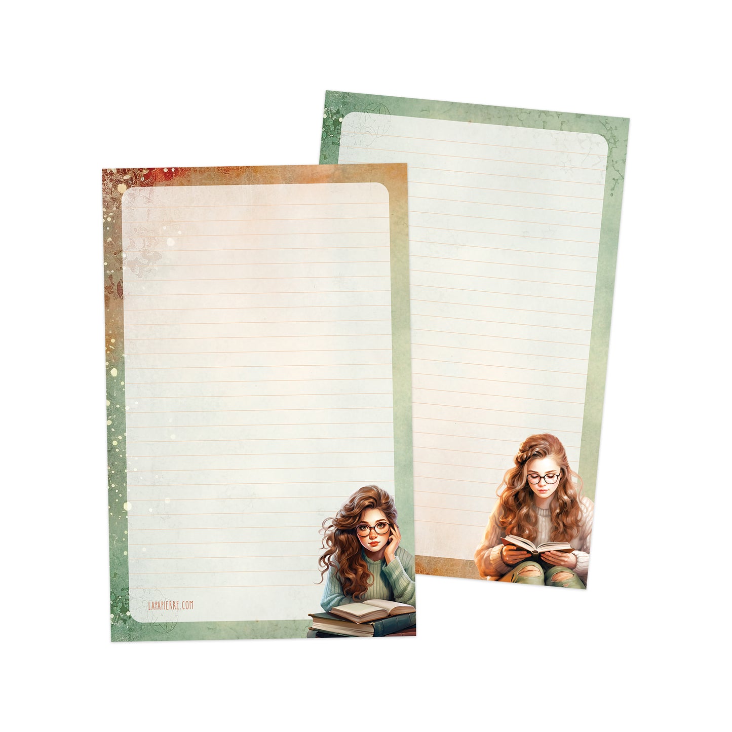 Book Besties double-sided letter writing paper