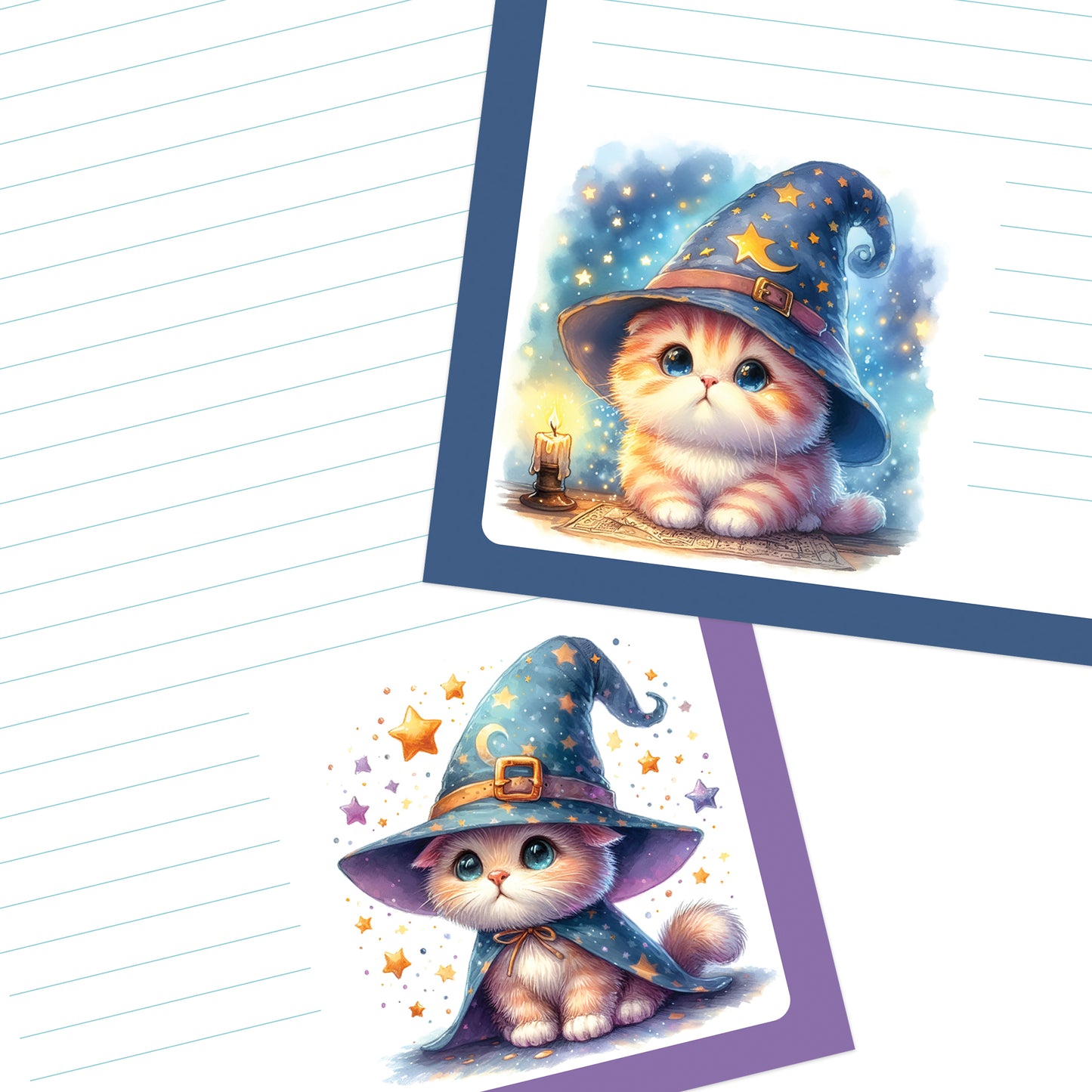 Charmed double-sided letter writing paper