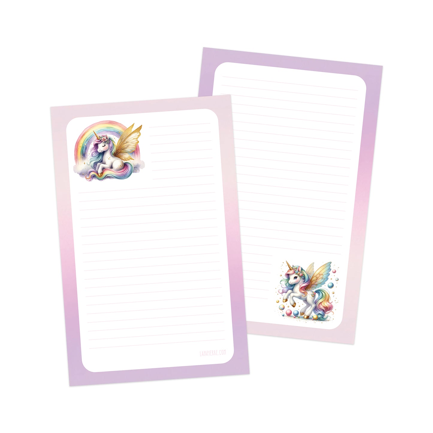 Fairycorn double-sided letter writing paper