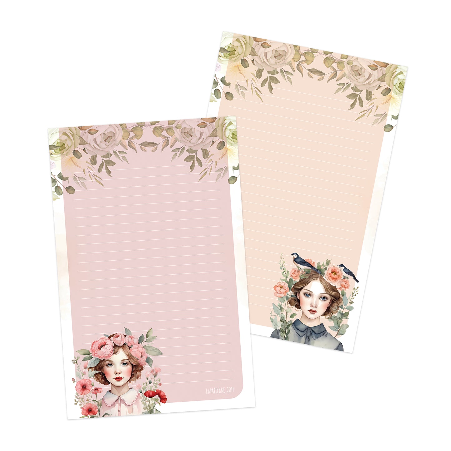 Femme Florale double-sided letter writing paper