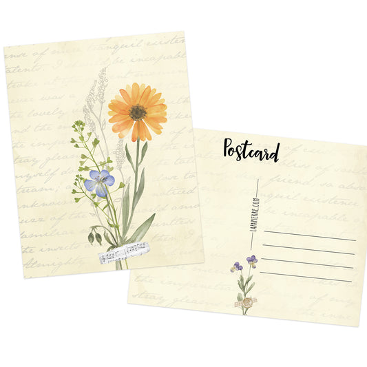 Floral Memories Postcard 1