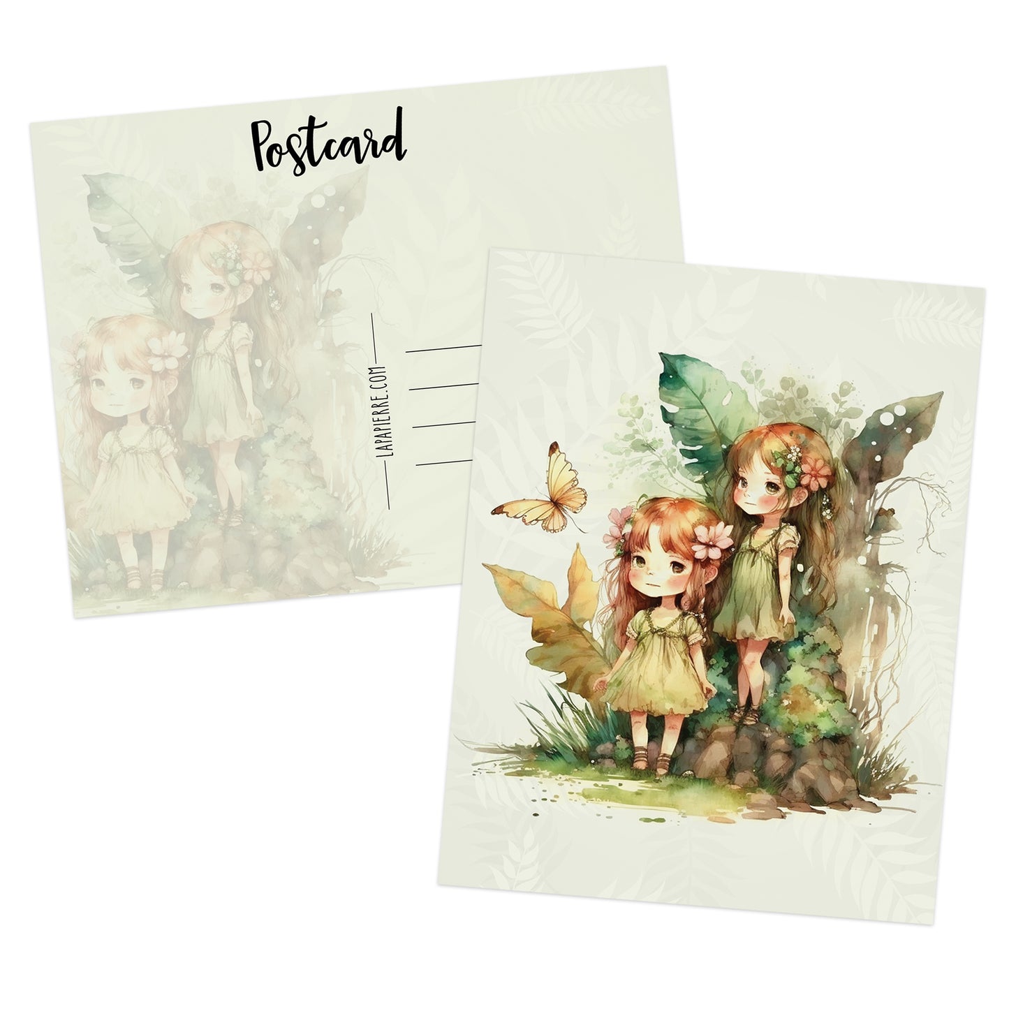 Garden Fairies Postcard 1