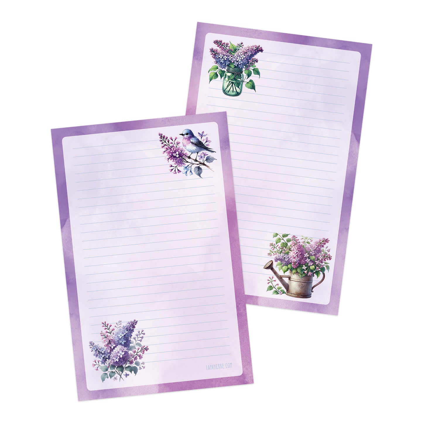 Lilac Whisper double-sided letter writing paper