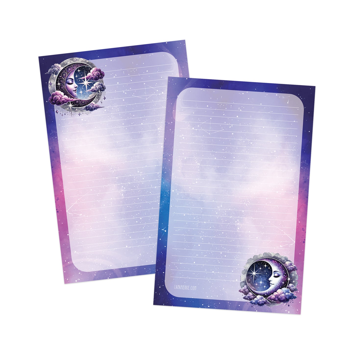 Miss Moon double-sided letter writing paper