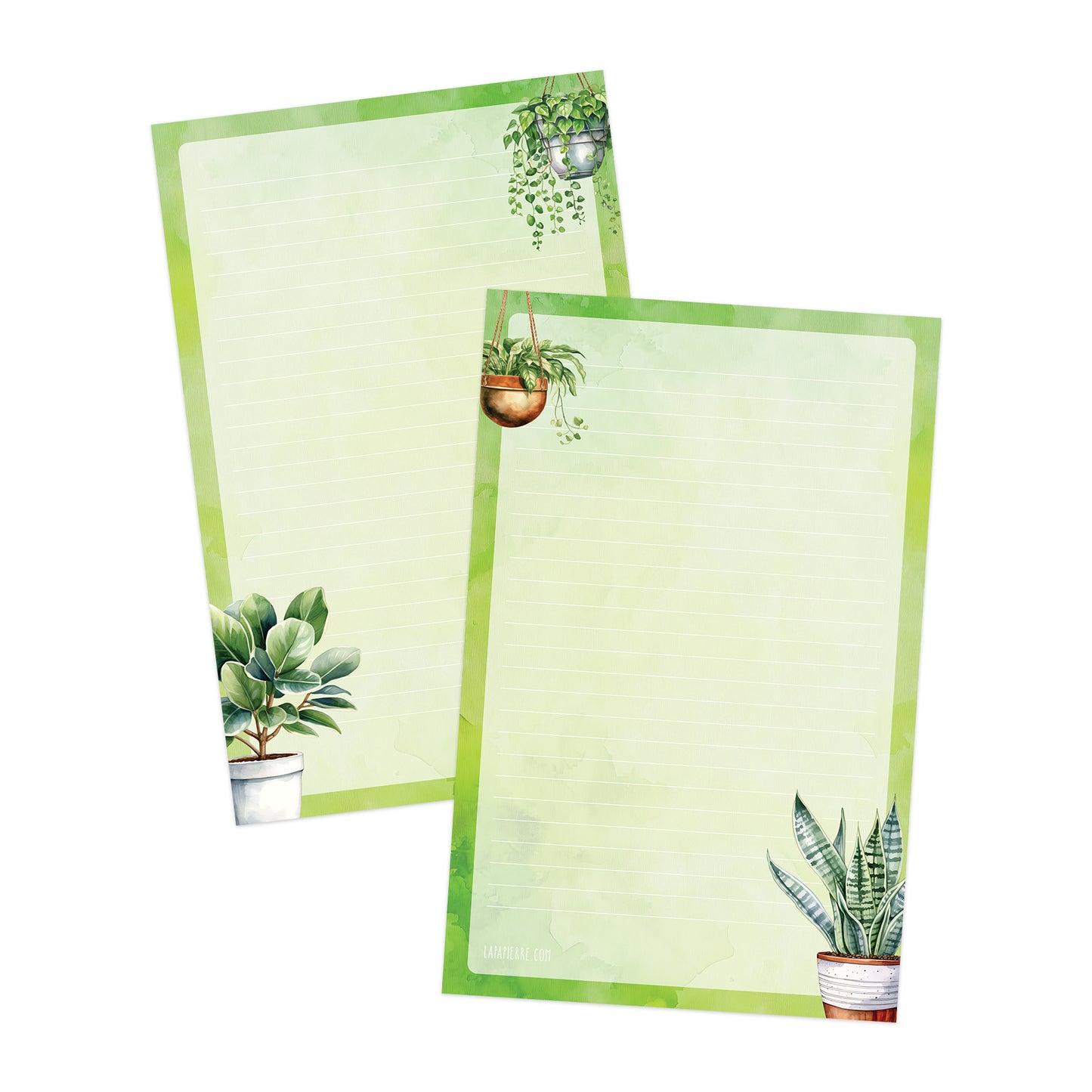 Plant Paradise double-sided letter writing paper