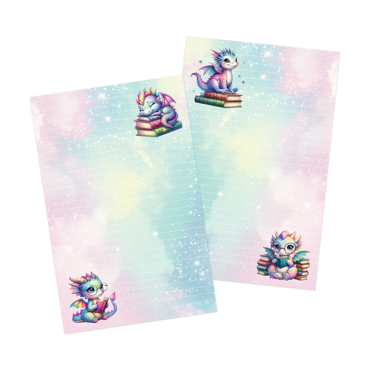 Spellbound double-sided letter writing paper