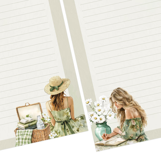 Summer Self-Care double-sided letter writing paper