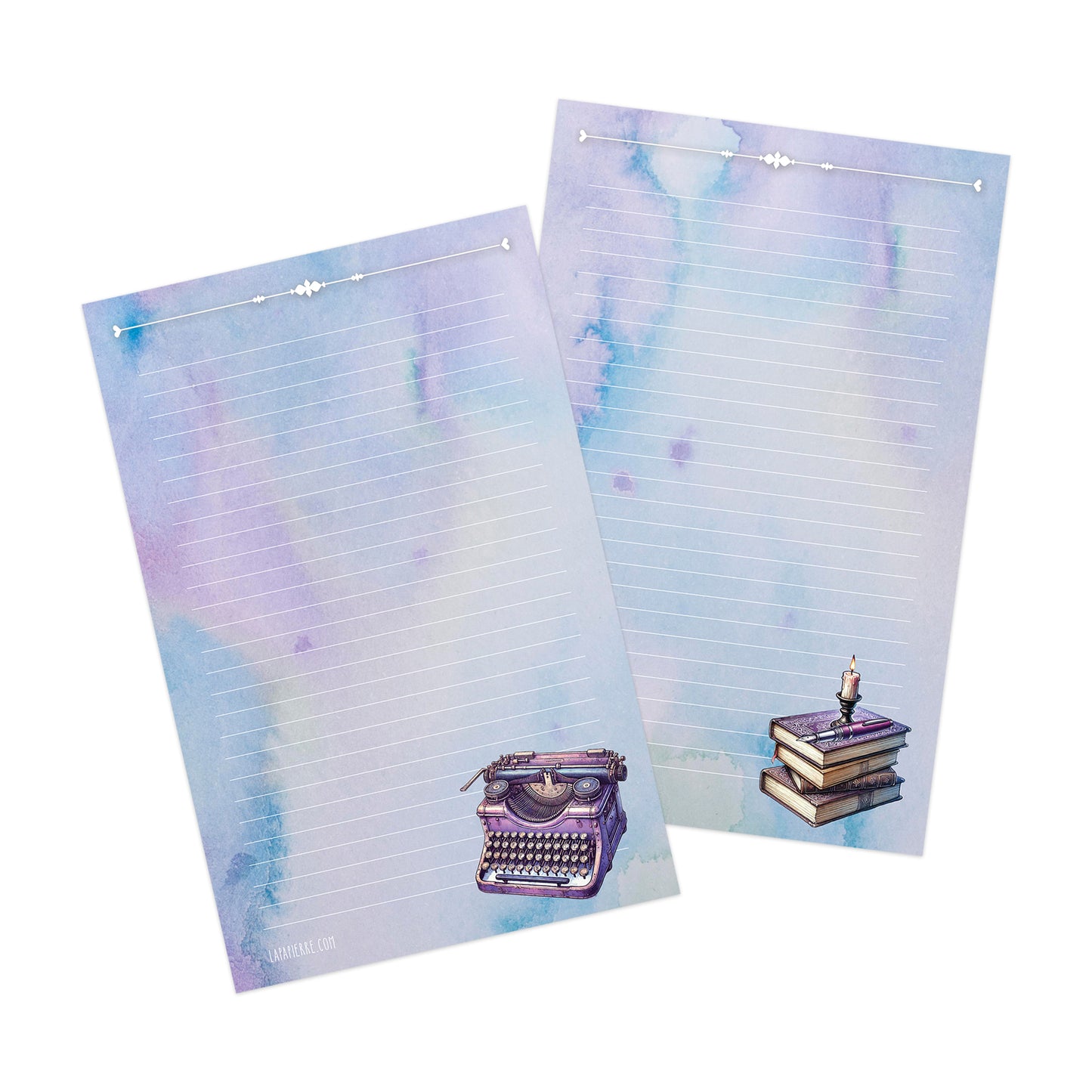 Candlelit Correspondence double-sided letter writing paper