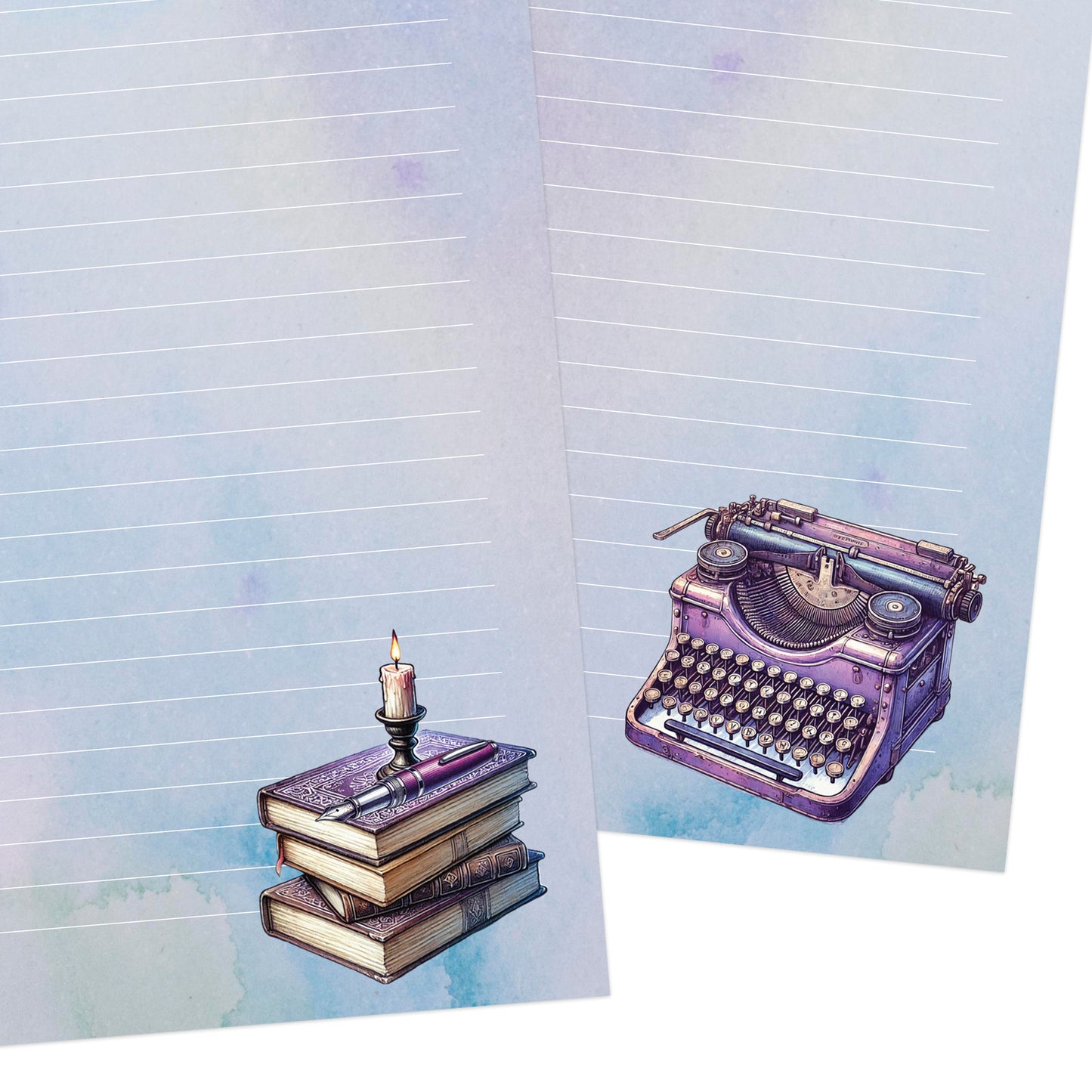 Candlelit Correspondence double-sided letter writing paper