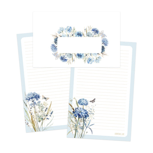 Posy double-sided stationery