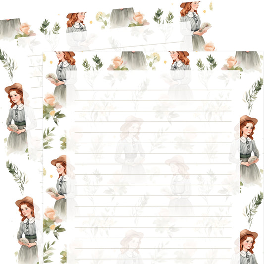 Kindred Spirit double-sided letter writing paper