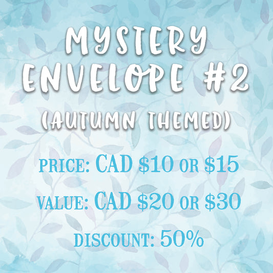 Mystery envelope #2 (Autumn)